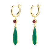 Howl’s Moving Castle Earrings (Yellow Gold)